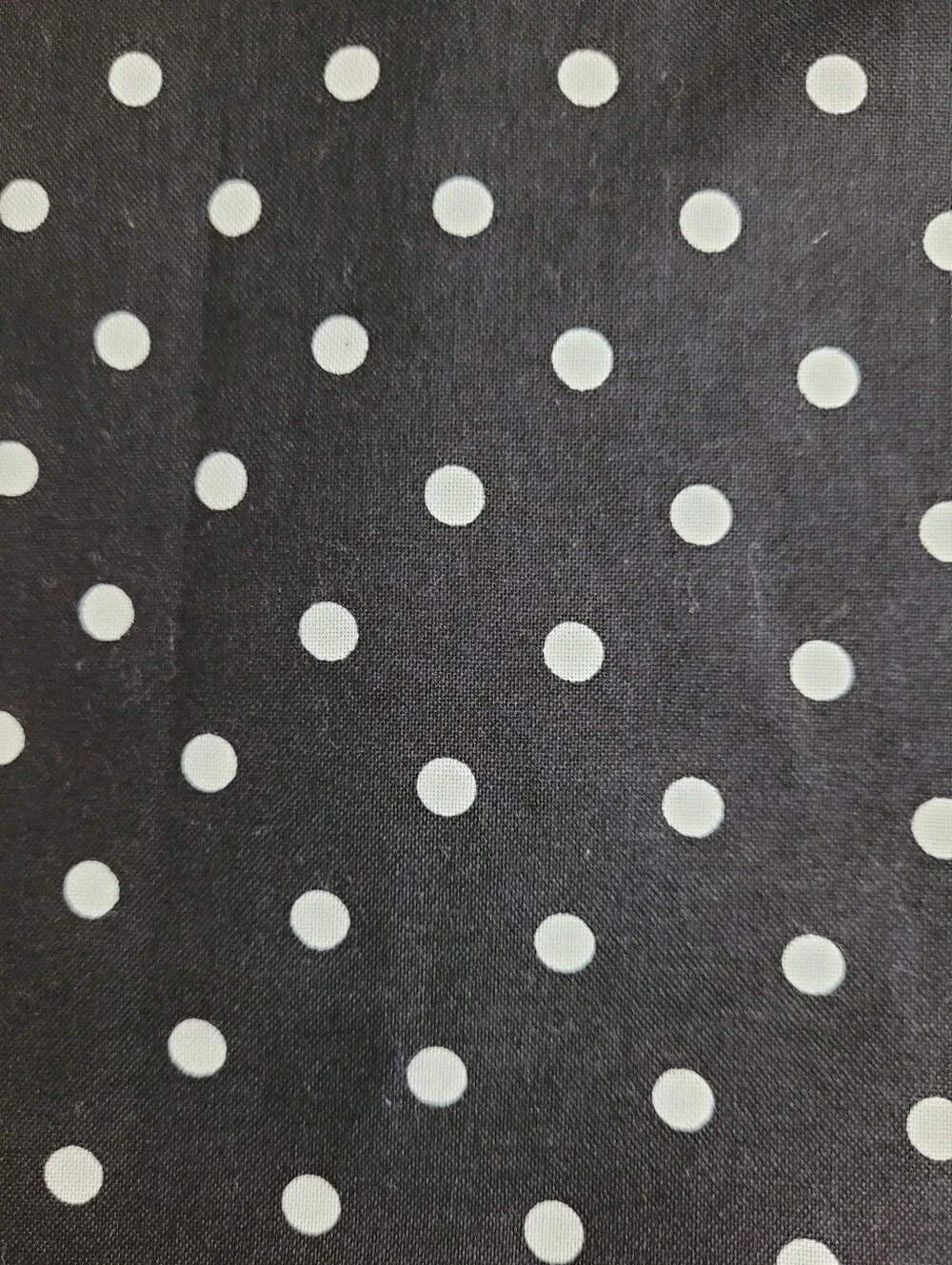 Black And White Polka Dot Sewing Fabric Unbranded 2 Yards (1511)
